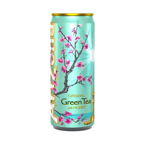 Arizona Green Tea Honey 12x330ml Excl Deposit