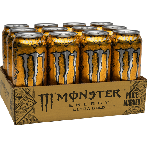 Monster Energy Ultra Golden Pineapple 12x500ml Excl Deposit