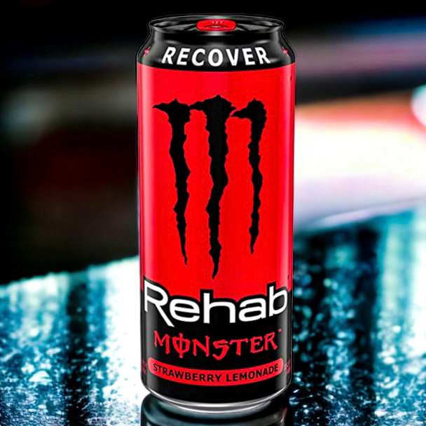 Monster Energy Rehab Strawberry Lemonade (USA) 12x458ml