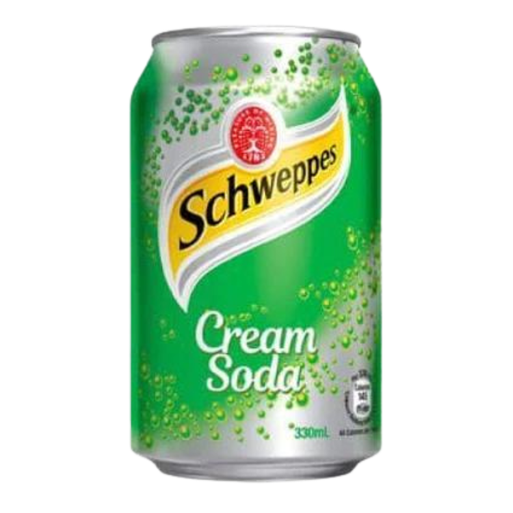 Schweppes Cream Soda 24x330ml Excl Deposit