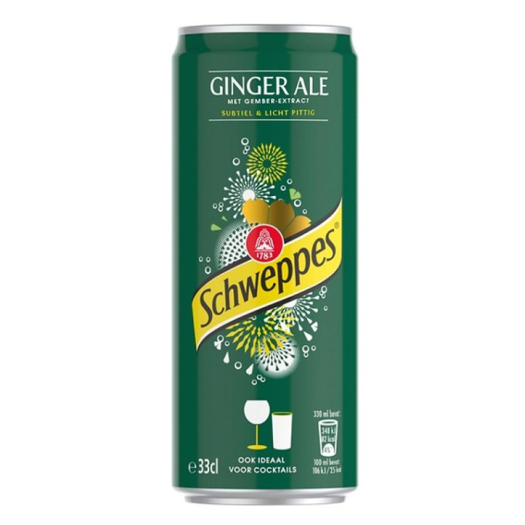 Schweppes Ginger Ale 24x330ml Excl Deposit