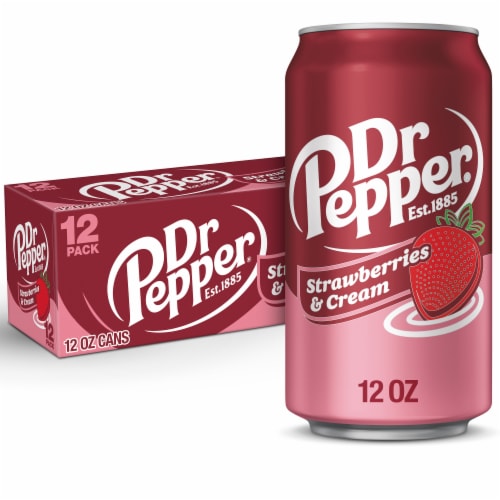 Dr. Pepper Strawberry & Cream (USA) 12x355ml Excl Deposit