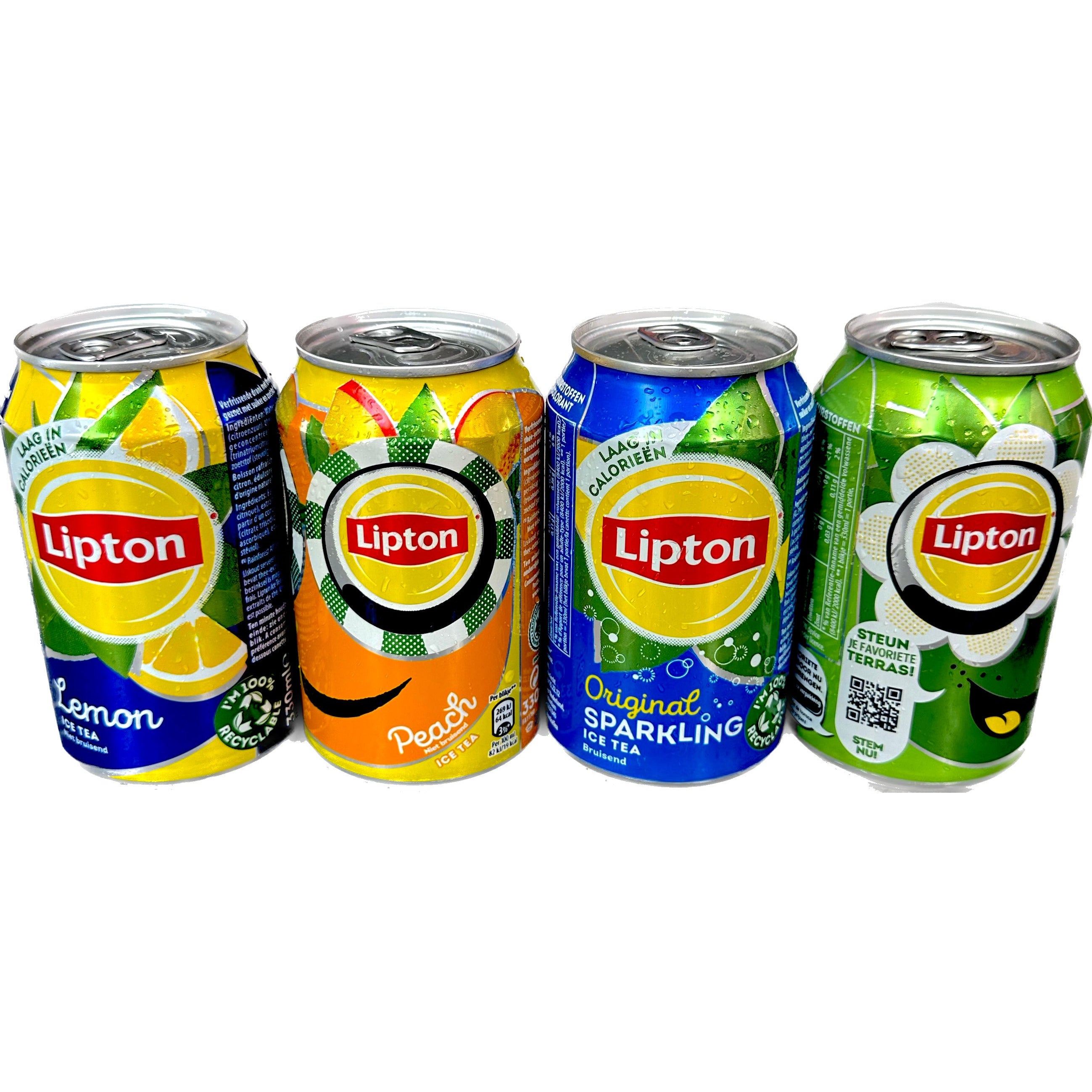 Lipton Ice Tea Mix 4 Flavors 24x330ml Excl Deposit