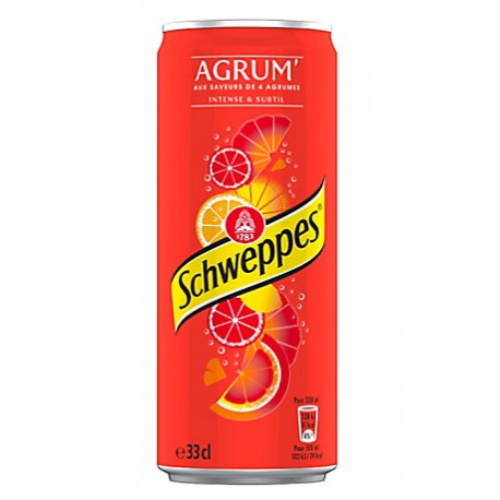 Schweppes Agrumes 24x330ml Excl Deposit