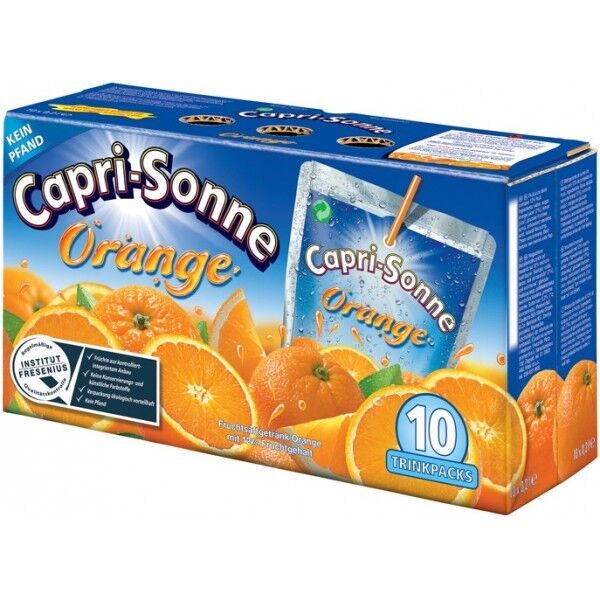 Capri-Sun Mix 3 Flavors Safari/Orange/Multi (40 Bags)
