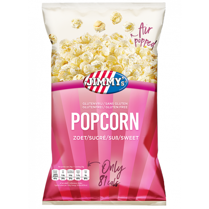 Jimmy's Popcorn Sweet 21x17g