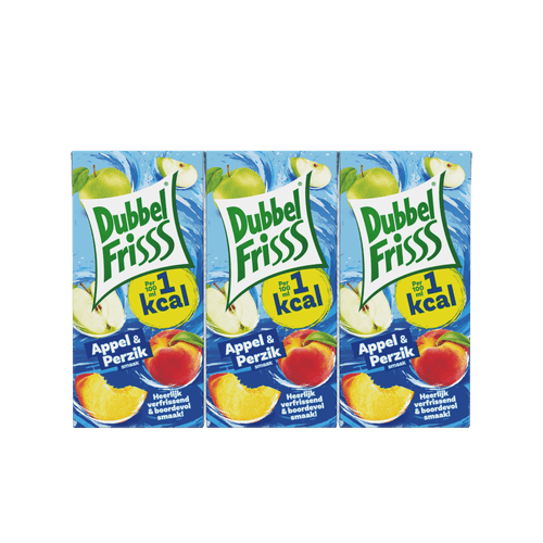 Dubbelfrisss Apple Peach 24x200ml