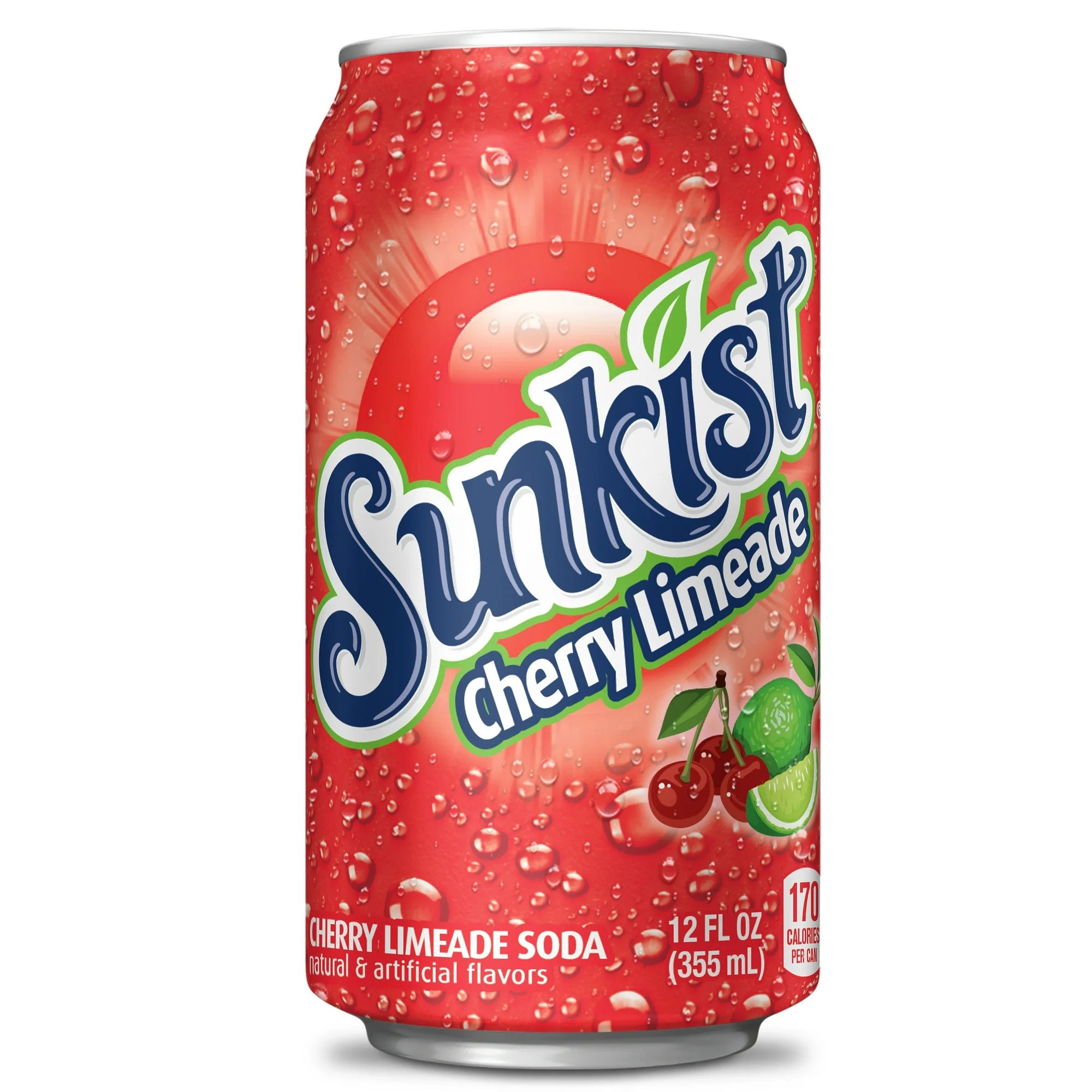 Sunkist Cherry Limeade (USA) 12x355ml Excl Deposit