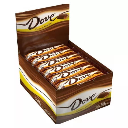 Dove Caramel Chocolade 24x50g