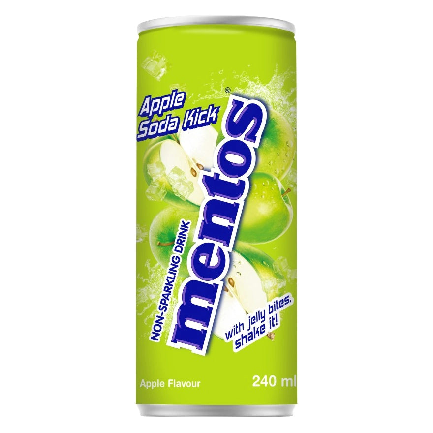 Mentos Apple Soda Kick (Korea) 24x240ml Excl Deposit