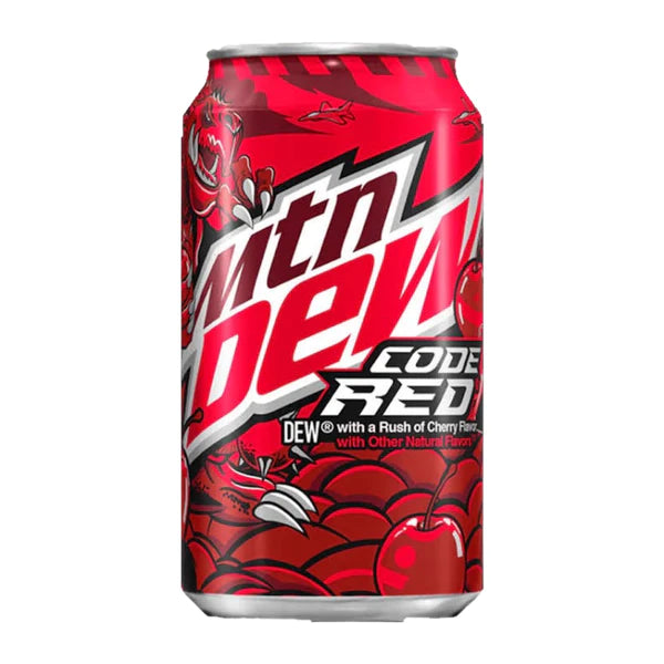 Mountain Dew Code Red (USA) 12x355ml Excl Deposit