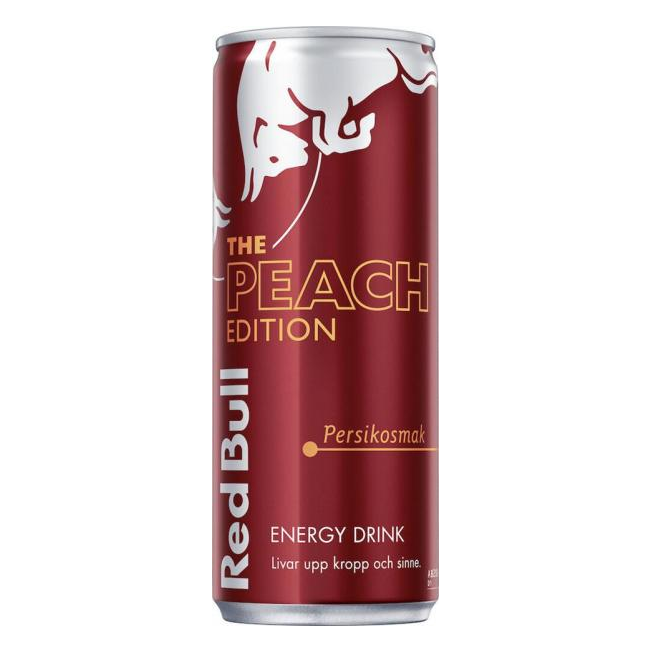 Red Bull Peach Edition 12x250ml Excl Deposit