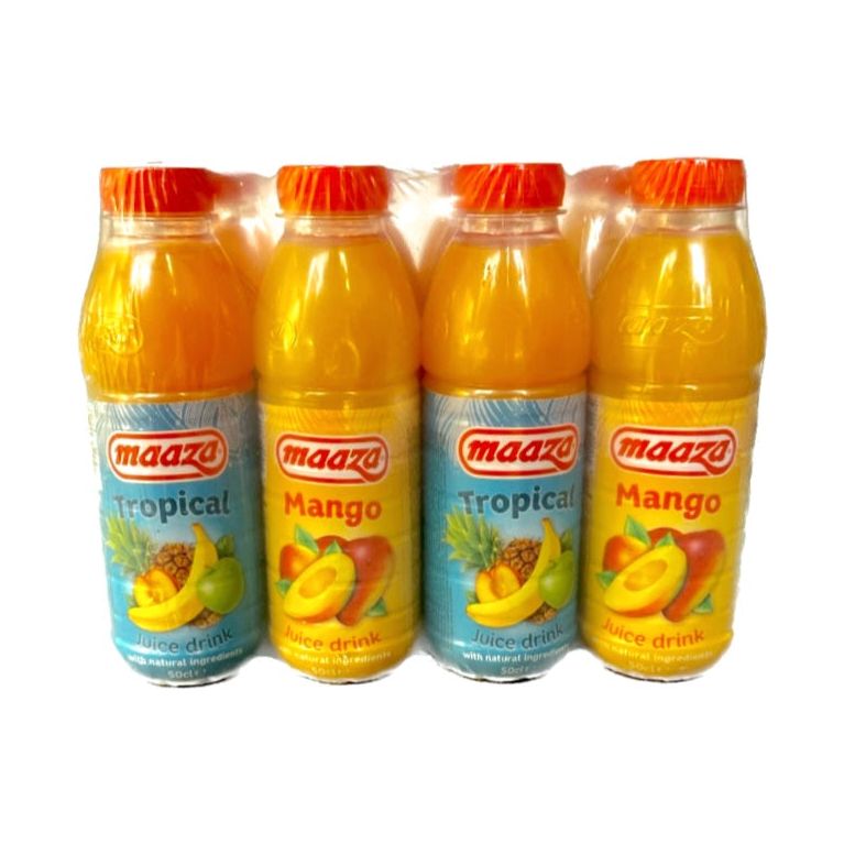 Maaza Mix 2 Flavours 12x500ml Excl Deposit