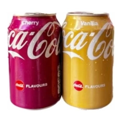 Coca Cherry &amp; Vanilla Mix 2 Flavors 24x330ml