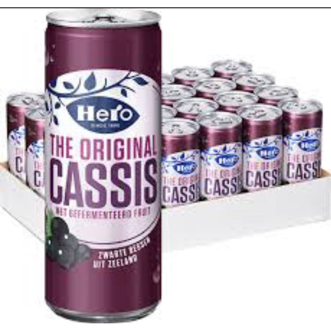 Hero Cassis NL 24x250ml Excl Deposit