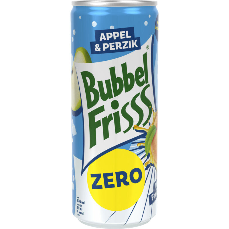 Bubbelfrisss Zero Apple &amp; Peach 12x250ml Excl Deposit