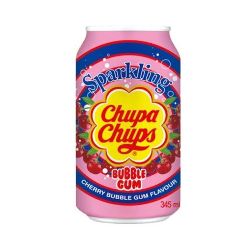 Chupa Chups Cherry Bubblegum (Korea) 24x345ml Excl Deposit