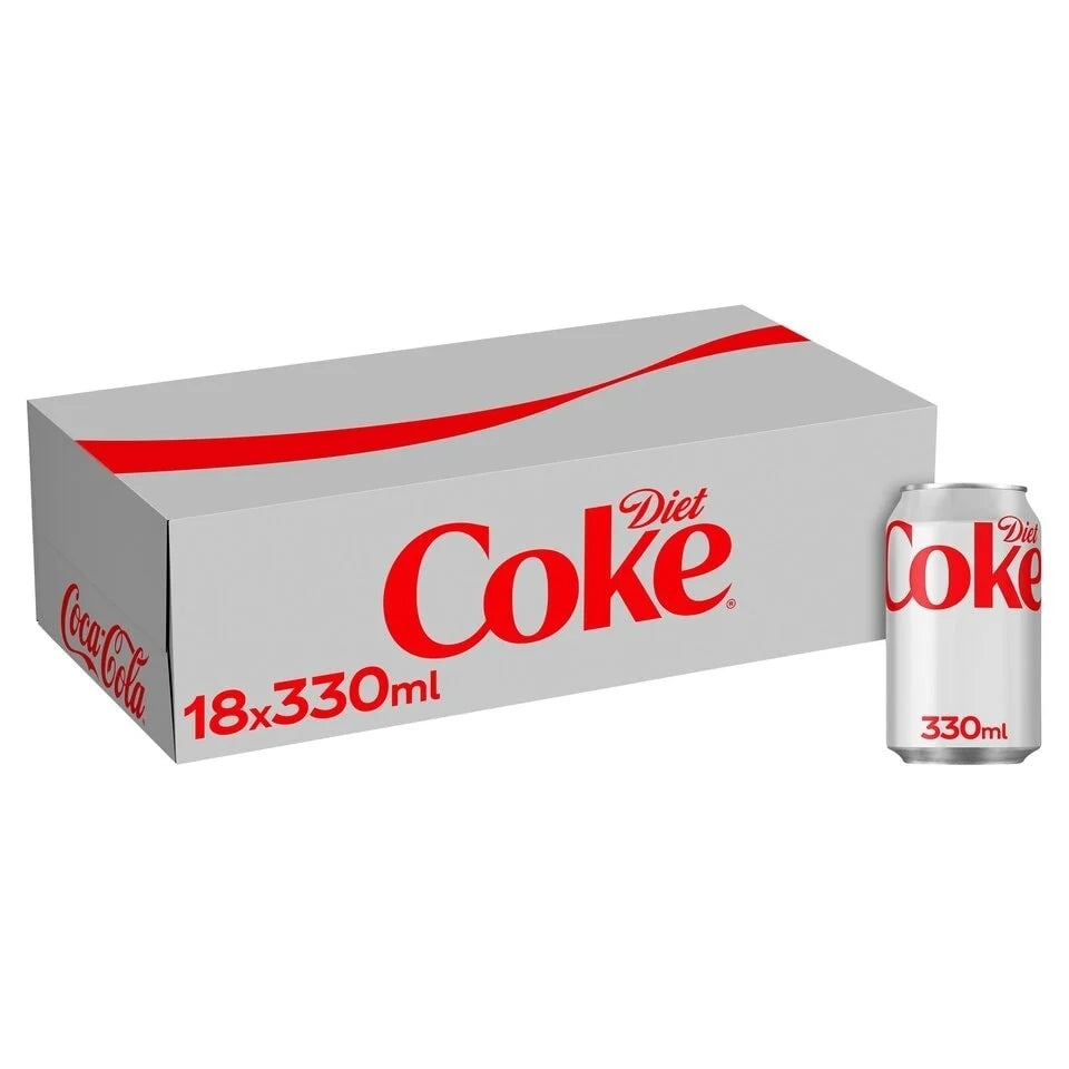 Coca Cola Diet Coke (UK) 18x330ml Excl Statiegeld