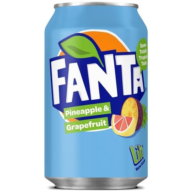 Fanta Pineapple &amp; Grapefruit 24x330ml Excl Deposit