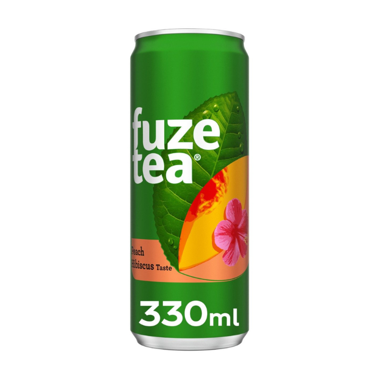 Fuze Tea Black Tea Peach Hibiscus NL Excl Deposit 24x330ml