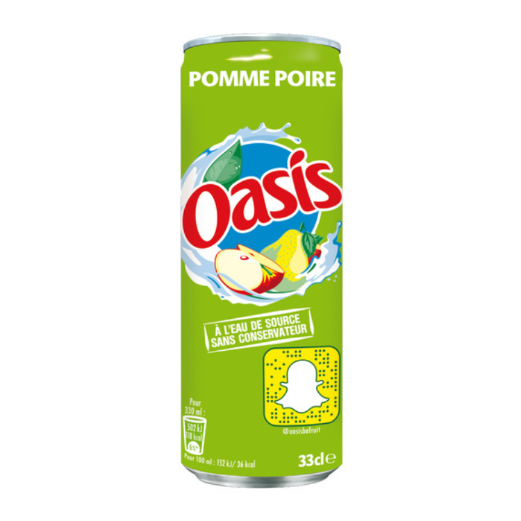 Oasis Apple Pear 24x330ml Excl Deposit