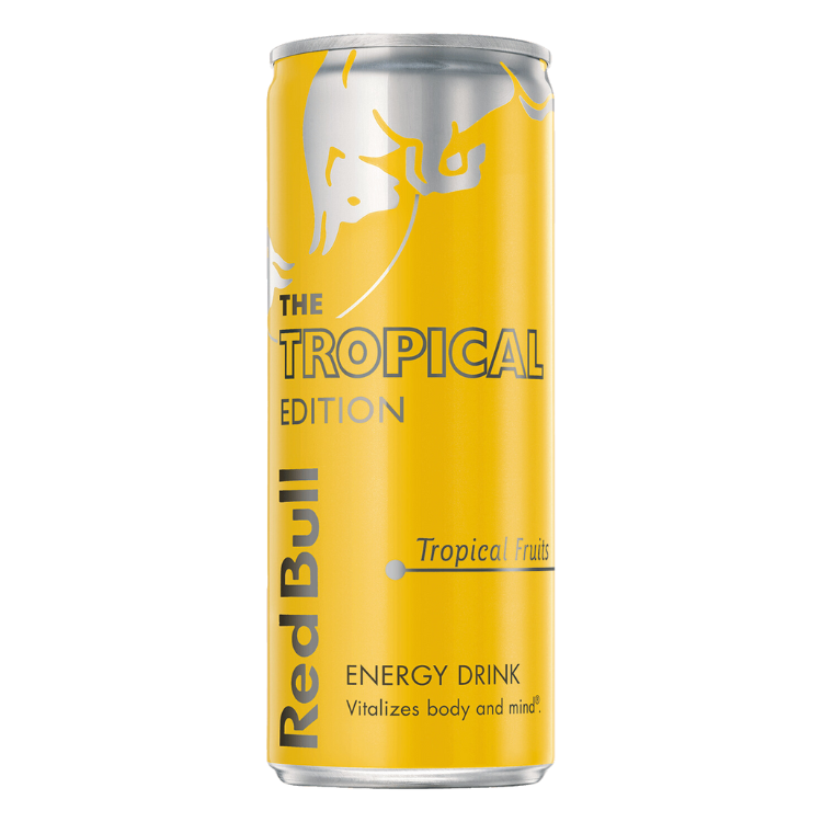 Red Bull Tropical Edition 12x250ml Excl Deposit