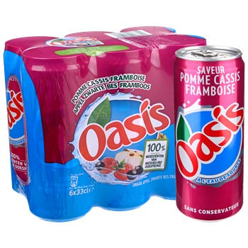 Oasis Apple Cassis Raspberry 24x330ml Excl Deposit