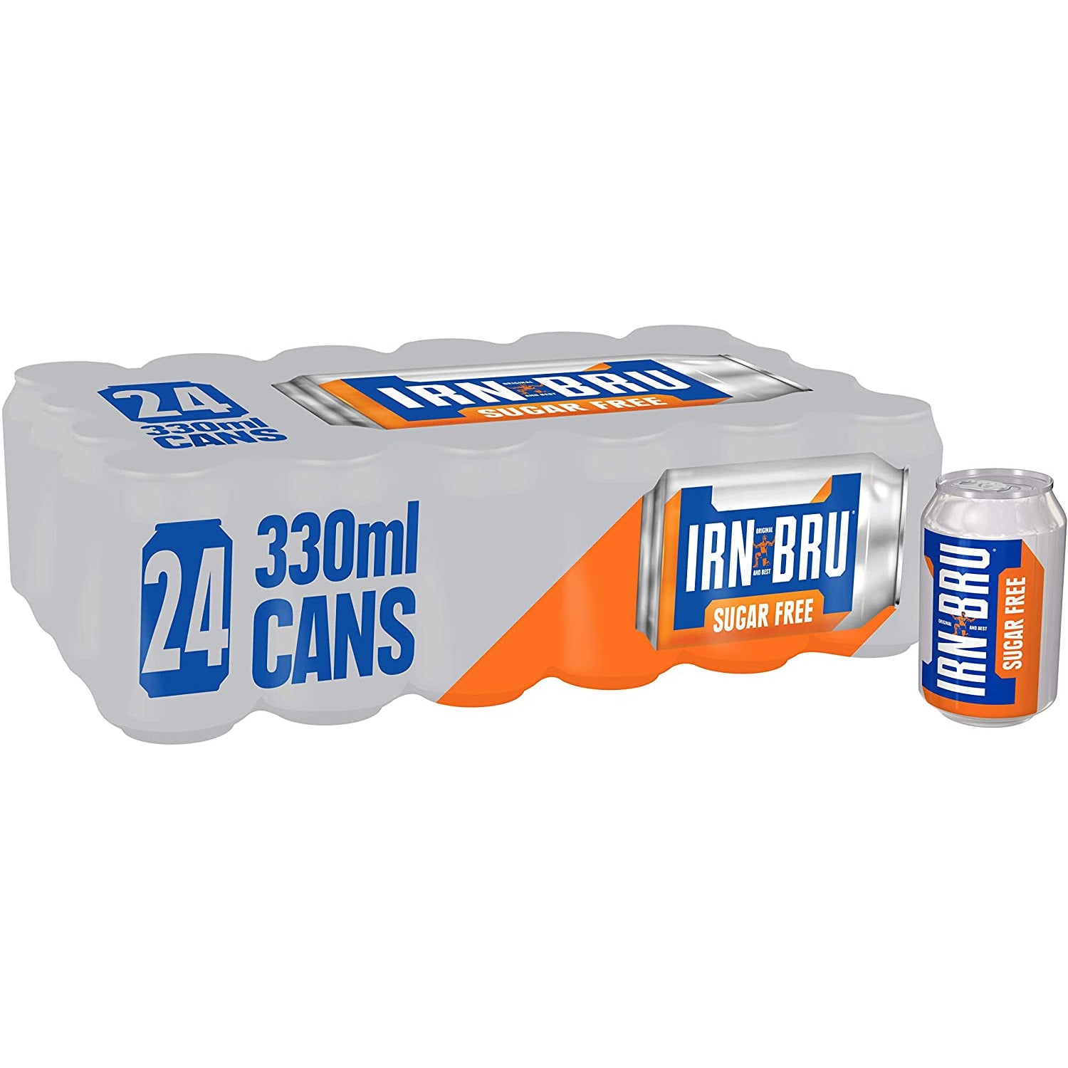 IRN BRU Zero 24x330ml Excl Deposit