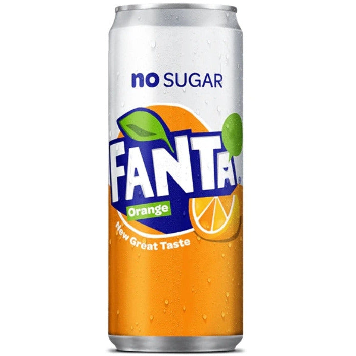 Fanta Orange Zero NL 24x330ml Excl Deposit