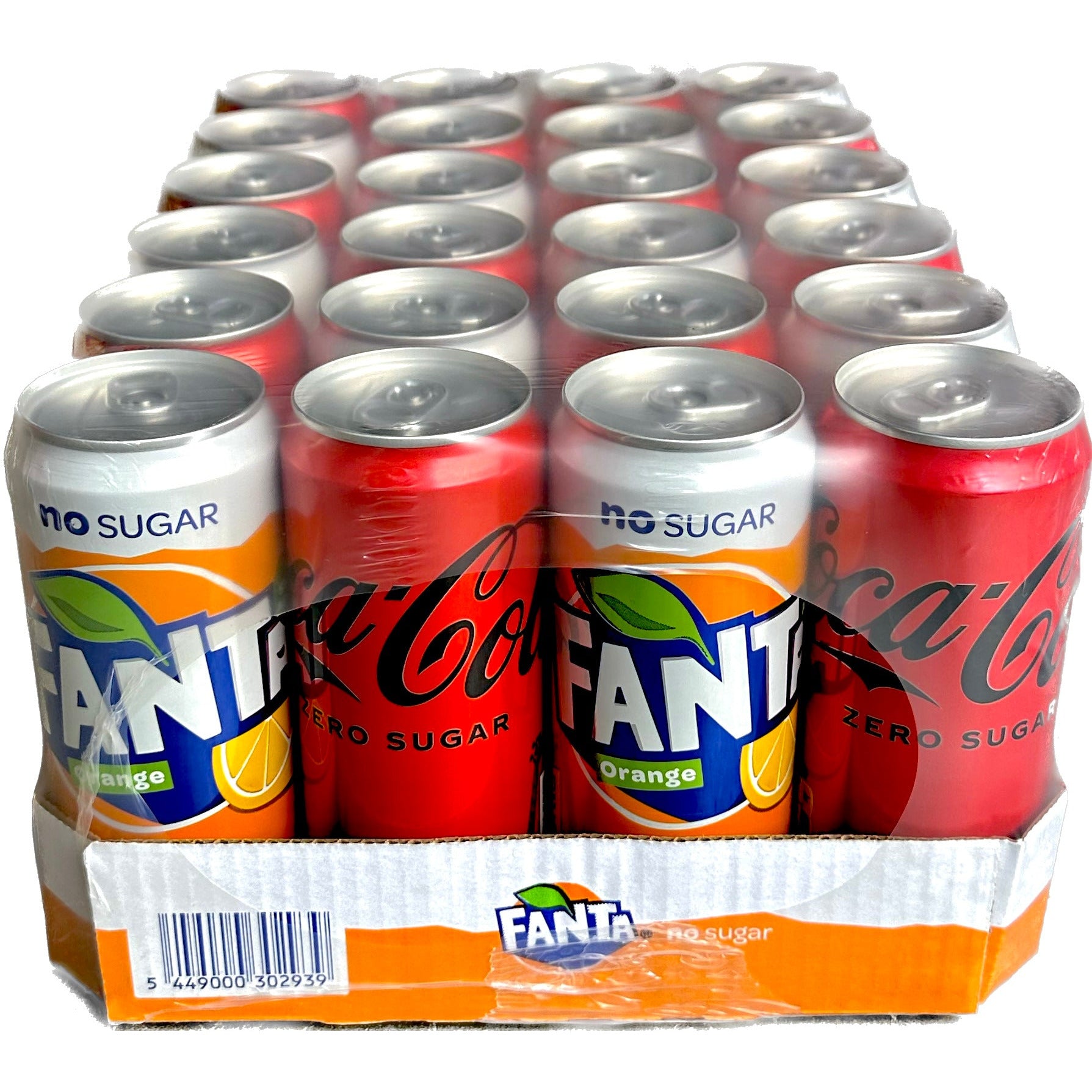 Cola &amp; Fanta Zero Mix NL 24x330ml Excl Deposit