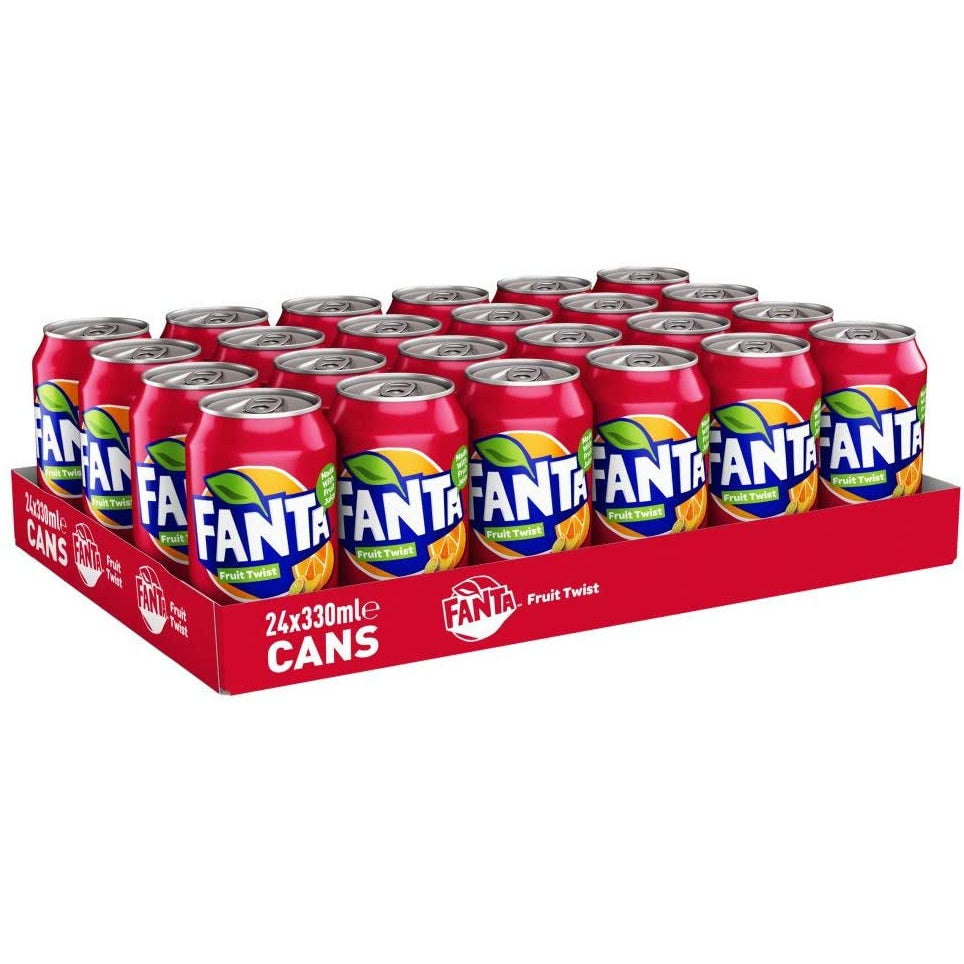 Fanta Fruit Twist (UK) 24x330ml Excl Deposit 