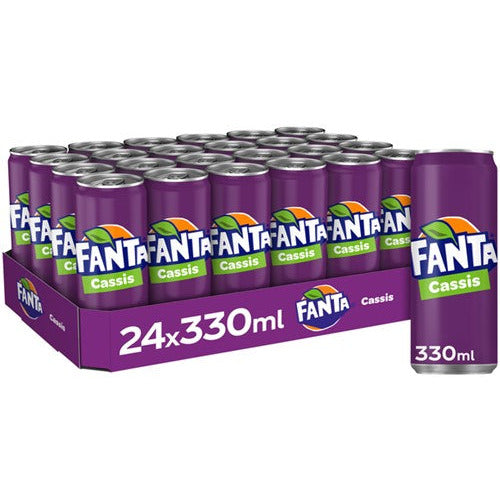 Fanta Cassis Original 24x330ml Excl Deposit