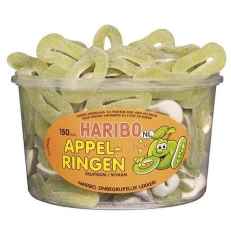 Haribo Zure Appelringen 1200g