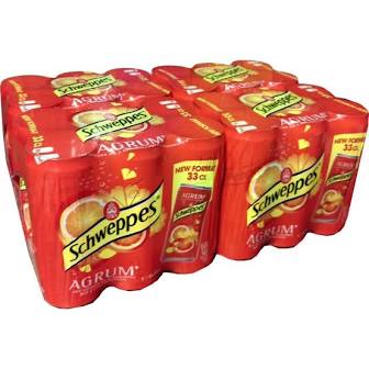 Schweppes Agrumes 24x330ml Excl Statiegeld