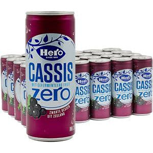 Hero Cassis Zero! NL 24x250ml Excl Statiegeld