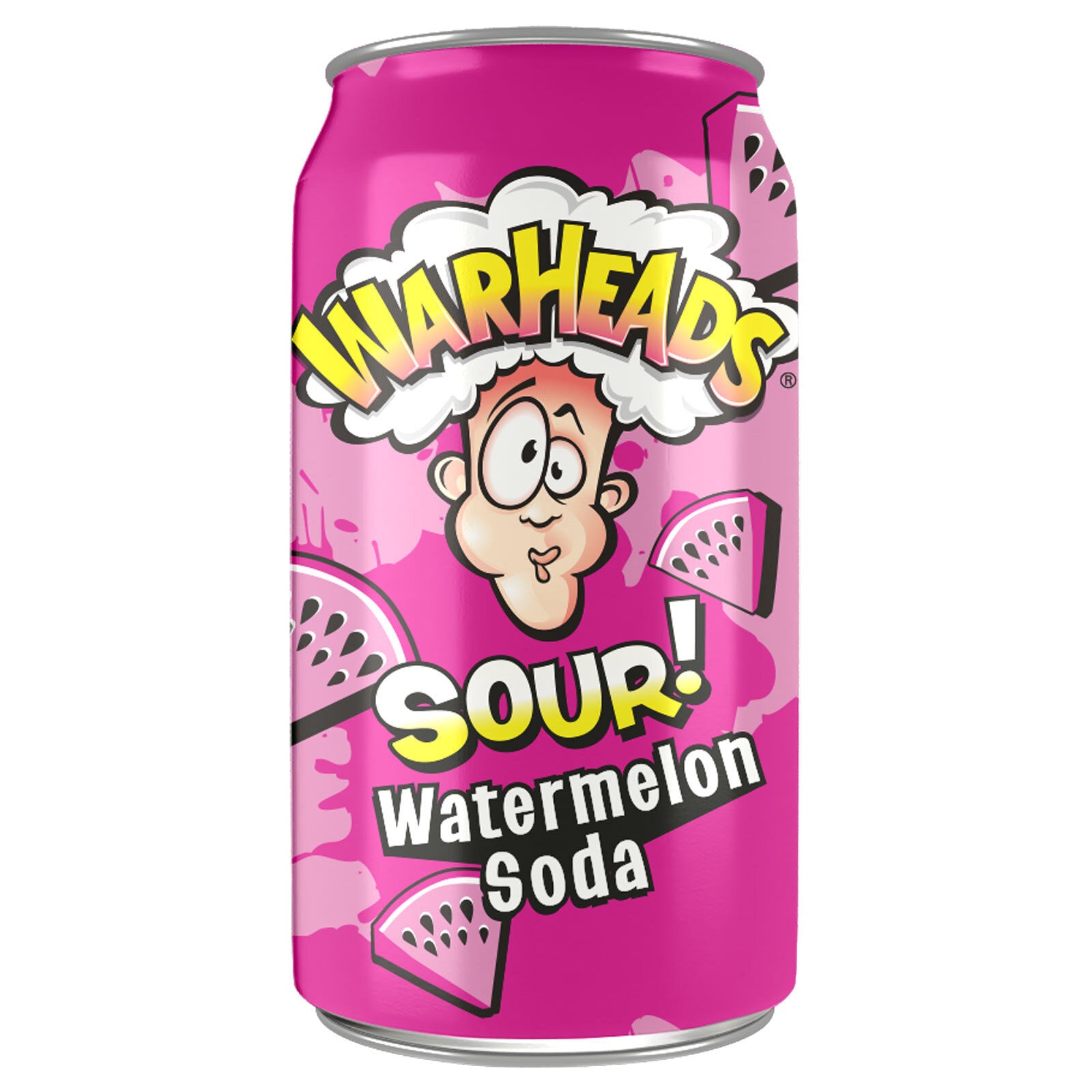 Warheads Watermelon Sour Soda (USA) 12x355ml Excl Deposit